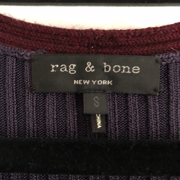 Rag & Bone Midnight Navy Merino Wool Dress - Picture 2 of 4